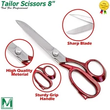 Heavy Duty Tailor Upholstery Scissors Sewing Shears Dressmaking Carpet German Gr