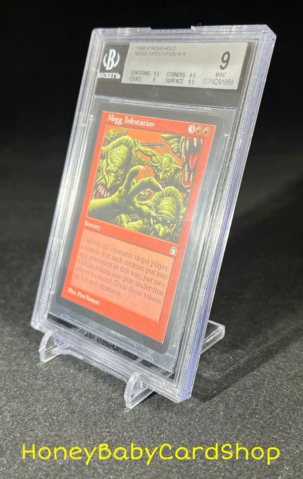 MTG Stronghold 1998 Mogg Infestation BGS 9.0 MINT English STH Rare - Image 3 of 4