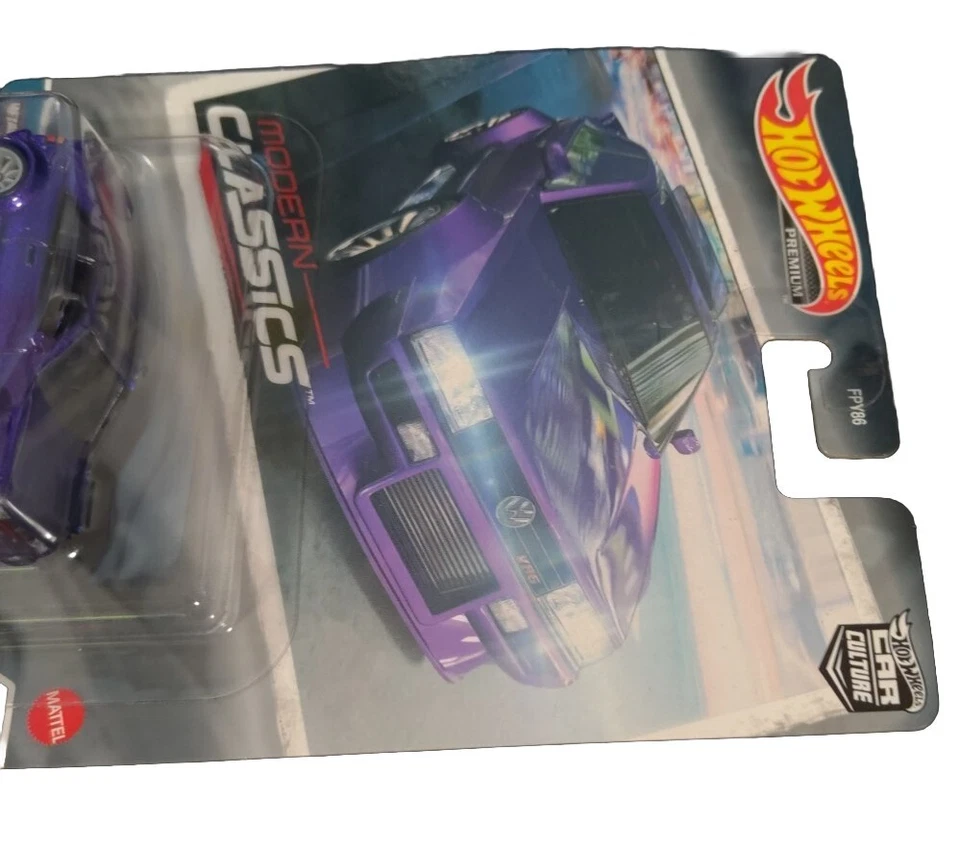 HOT WHEELS PREMIUM - 2023 MODERN CLASSICS #4 VOLKSWAGEN CORRADO VR6 PURPLE - Image 3 of 4