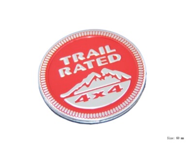 4X4 Auto Rot Emblem 3D badge Aufkleber für Trail Rated 