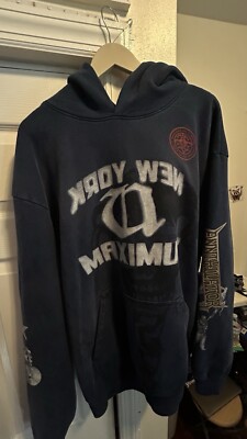 Travis Scott MetLife One Night At Utopia New York Circus Maximus Hoodie Size L
