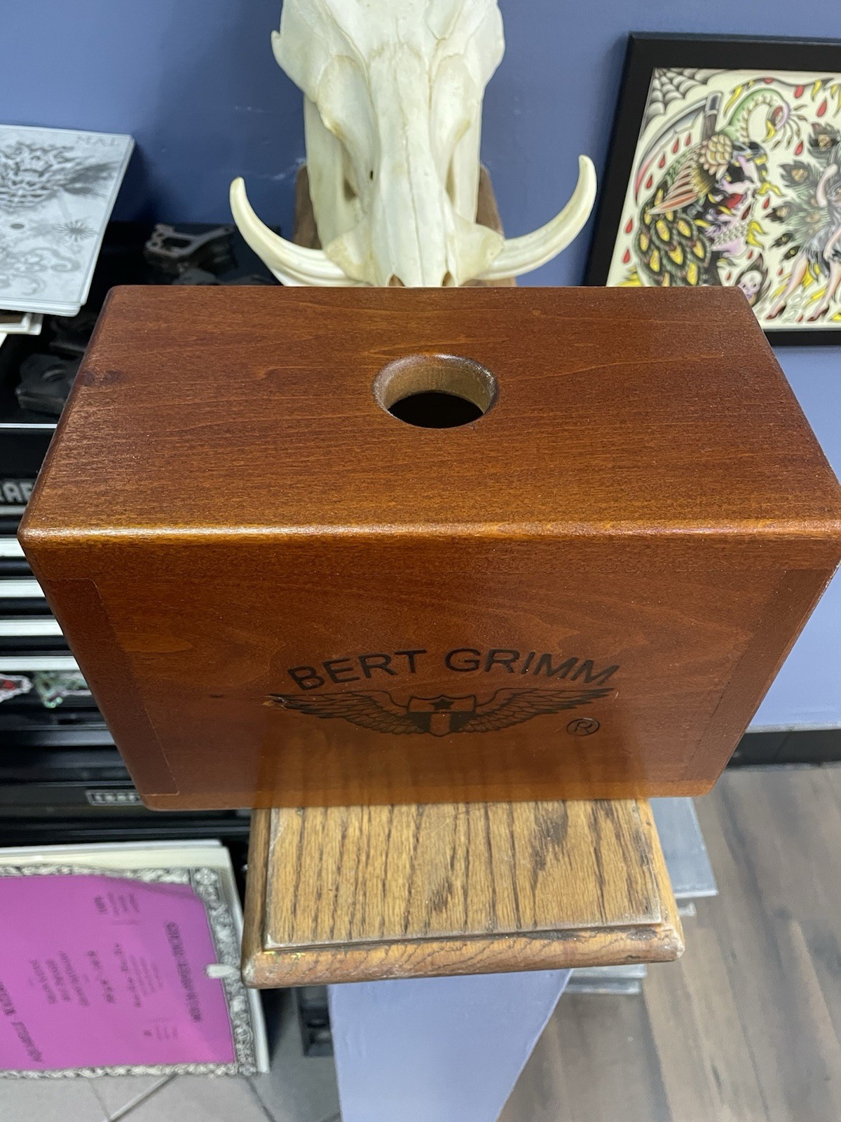 Bert Grimm Tattoo Snake Box (Rare)