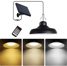 Solar Pendant Light Solar Powered Motion Sensor Shed Light Outdoor Waterproof