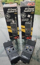 Vtg Pair Of 40 Channel General Electric CB Transceivers Model No. 3-5979