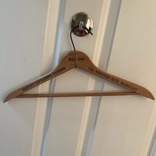 Martin  s Gentlemen  s Fashions Wooden Hanger Brown Wood Men Clothing Manhasset