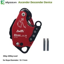 Z3-PROF Ascent Descent Device Ascender Descender Device for 30kg-200kg Load Red  