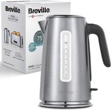 Breville Edge Low Steam Kettle | 1.7L | 3kW Fast & Quiet Boil Kettle