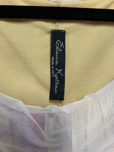 Top donna Elana Kattau multicolore collo cappuccio vestibilità ampia manica 3/4 S - Foto 6 di 8