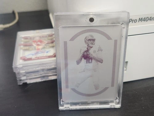2023 Panini National Treasures #34 Jared Goff PRINTING PLATE 1/1 BEAUTY