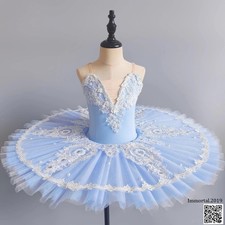 Professional Ballet Tutu Girls Blue Pink Ballerina Party Dress Adult Women