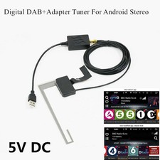 Car Digital DAB+Adapter Tuner Audio Radio Box USB Receiver Antenna For Android