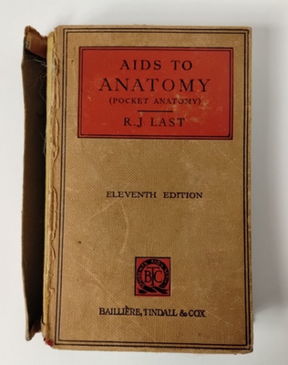 #ad #ad Aids to Anatomy: Pocket Anatomy E.P. Stibbe 1959 11th Edition Medical Vintage $17.99