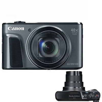 Canon PowerShot SX720 HS Compact Digital Camera Black 20.3MP 40x Optical Zoom