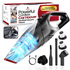Aerobe HandHeld Vacuum Cleaner - ADVANCED 15000 PA Car Hoovers Cordless Red