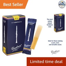 Bb Clarinet Reeds Strength 2.5 Box of 10 Traditional for All Styles