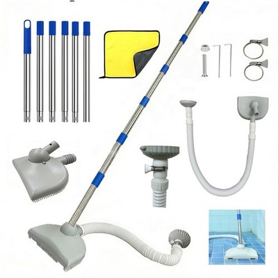 Pool Sauger Boden, Pool Staubsauger mit 3.5m Schlauch, Poolsauger mit Telesko...