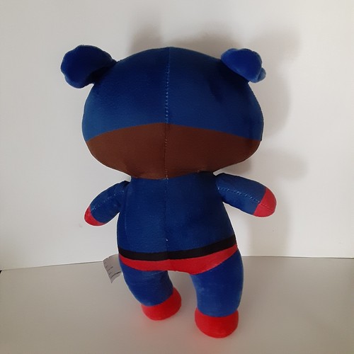 Peluche Orso Kellytoy Pan di Zucchero Super Hero 13” Blu Rosso Peluche Giocattolo - Foto 2 di 5