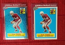 2004 Topps All-Time Fan Favorites  Football  Y.A. Tittle Chrome/499 +Base nm/mt+