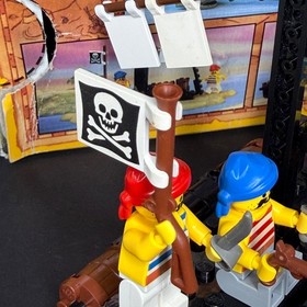 Vintage LEGO Pirates Set 6257 Castaway's Raft 100% Complete w/ Manual & Box 1989
