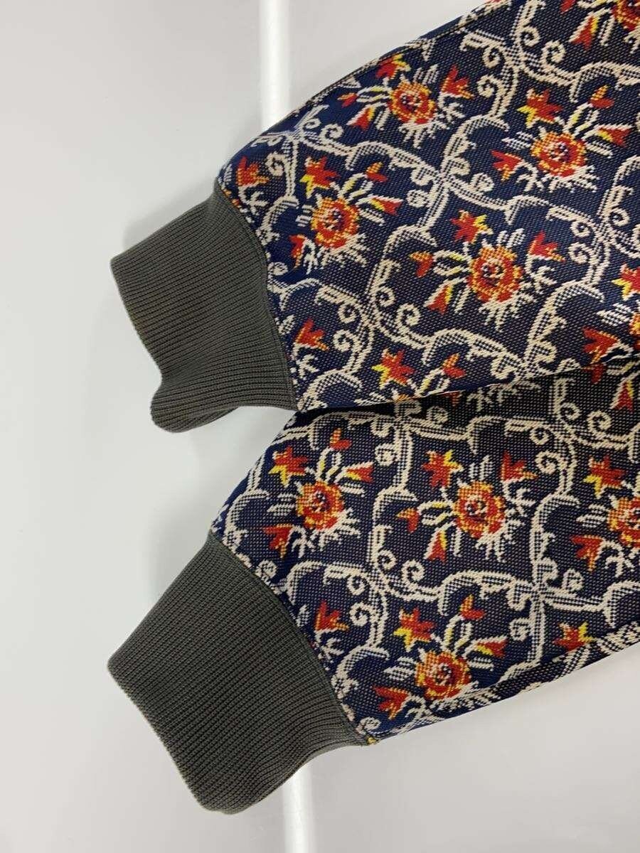 Needles S Polyester Allover Pattern Navy Jacket - image 5