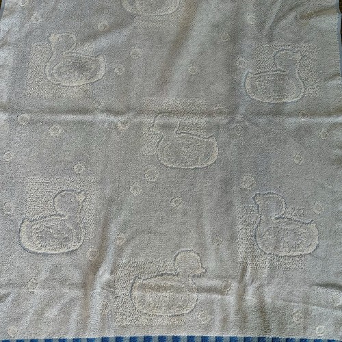 2 Vintage Jubilee Rubber Duck Ducky Bath Towel 100% Cotton Thick 48x27 USA Kids - Picture 3 of 8