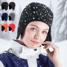 Winter Hat for Men Women Aviator Hat Fleece Warm with Ear Flap Windproof Outdoor