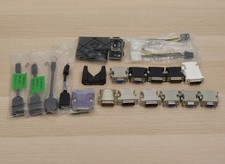 Lot of 22x Video Adapters Female to Male DVI to VGA Mini DP to Display Port ....