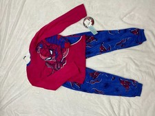 Marvel Spiderman Boy pajama/Size L 12/14 Color Red/Blue