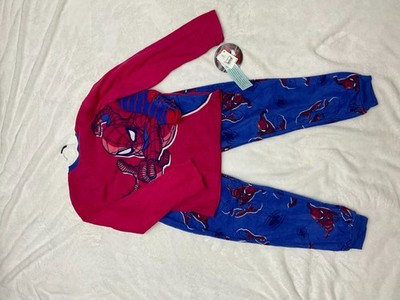 Marvel Spiderman Boy pajama/Size L (12/14) Color Red/Blue