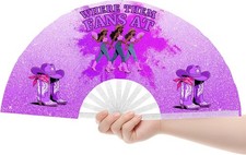 Where Them Fans at Clack Fan, Boots on the Ground Hand Fan, Fans for Line Dancin