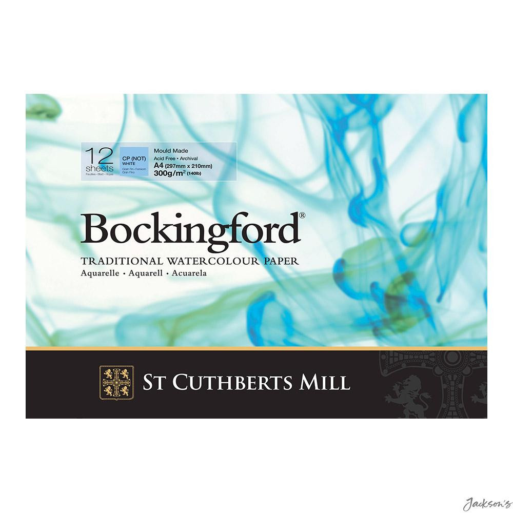 Bockingford Gummed Watercolour Pad Paper A4 300gsm 12 Sheets For Painting