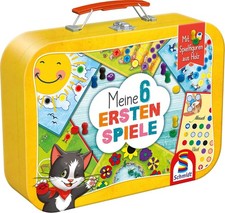Schmidt Spiele Kinderspielesammlung Meine 6 Ersten Spiele Koffer ab 3 Jahren