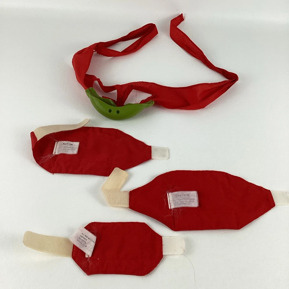 Juego de disfraces divertidos de batalla de tortugas ninja mutantes adolescentes Leo Raphael juguete vintage años 80 Foto 4 de 4