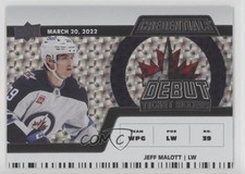 2022 Credentials Debut Ticket Access Horizontal /999 Tier 1 Jeff Malott #151 y0i