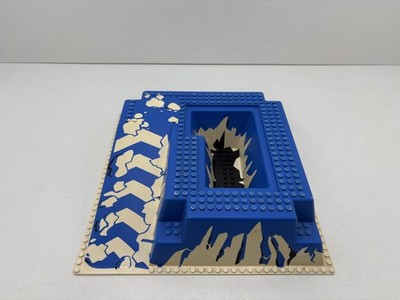 LEGO  System 3D Plate 32x32 2552px1 Ice Planet Eiswelt blau weiss aus 6983 5
