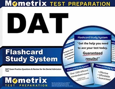 DAT Flashcard Study System: DAT Exam Practice - Cards, by DAT Exam Secrets - New