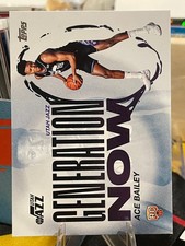 2025-26 Topp Flagship Basketball Ace Bailey-#GN-5 RC Generation Now. Utah Jazz