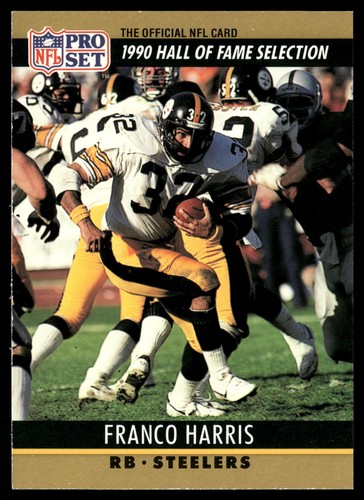 Franco Harris #25 1990 Pro Set FACT Cincinnati card