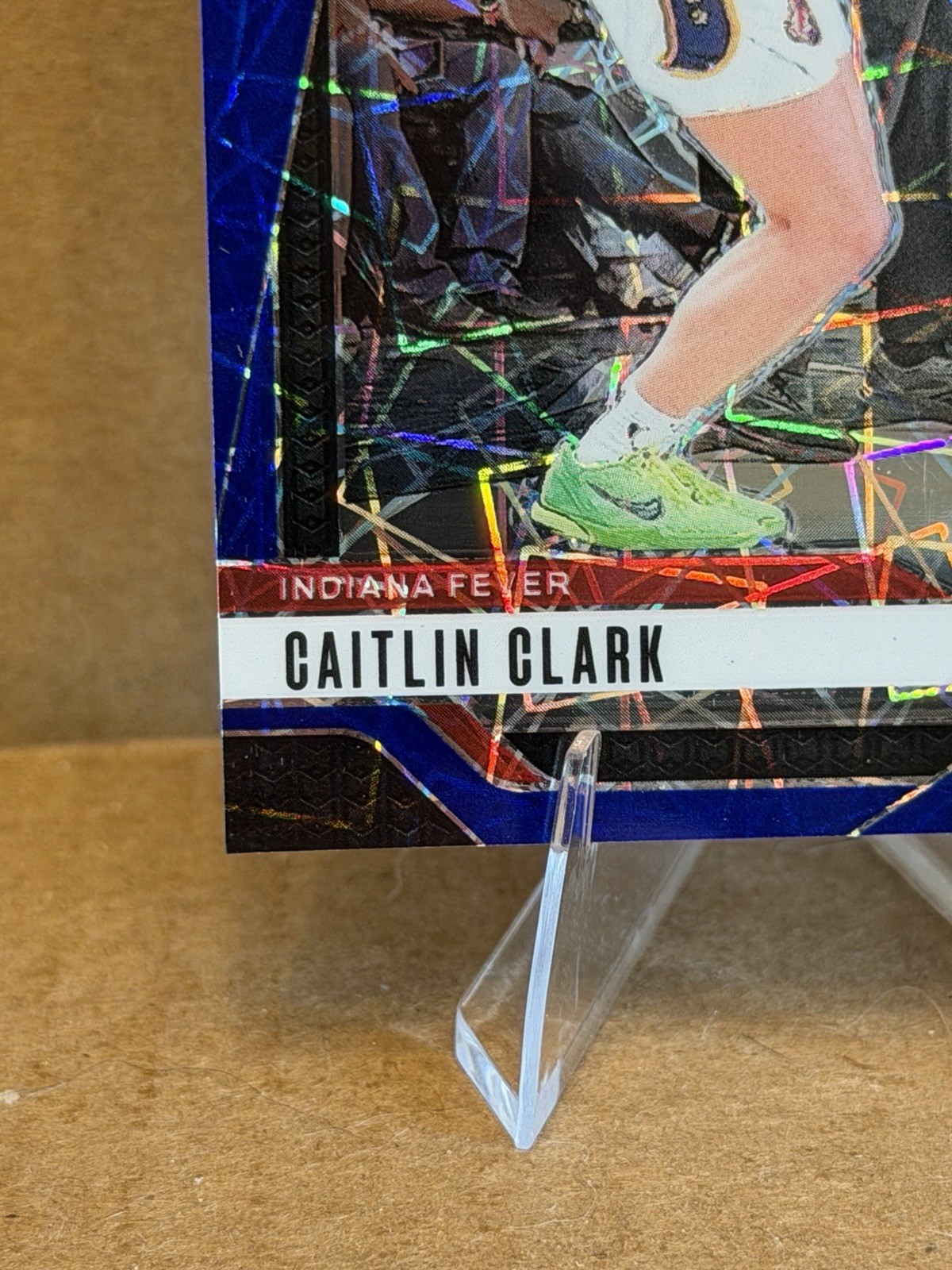 2024 Panini Prizm WNBA Caitlin Clark #22 Blue Rookie Rc view 4