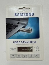 New Samsung 16GB BAR Metal USB 3.0 Flash Drive MUF-16BA/AM