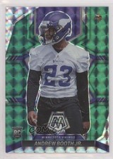 2022 Panini Mosaic Rookies Green Mosaic Prizm Andrew Booth Jr #386 05ol