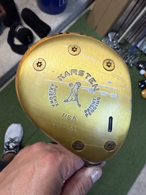 Ping Zing Blonde Karsten 1 Wood W/  Headcover Aldila Graphite Shaft Right Handed