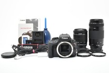 Canon Kiss X7 DSLR Camera with Dual Lenses Low Shutter Count Excellent Condition