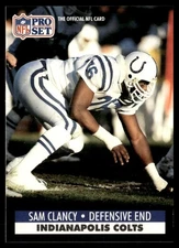 1991 Pro Set Sam Clancy Indianapolis Colts #525