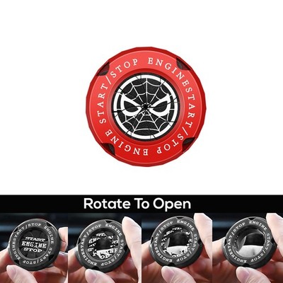 Spiderman Spidey Car Engine Start Stop Push Button Cover Switch Decorative Trim
