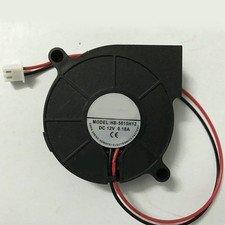For HONGFEI HB-5015H12 Turbo Blower Fan 5015 DC12V 2.3A 50 50 15mm 2pin