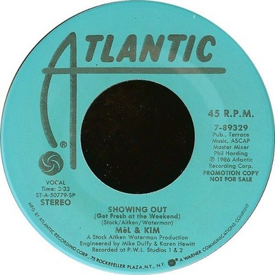 Mel & Kim - Showing Out (Get Fresh At The Weekend) (7'', Promo)
