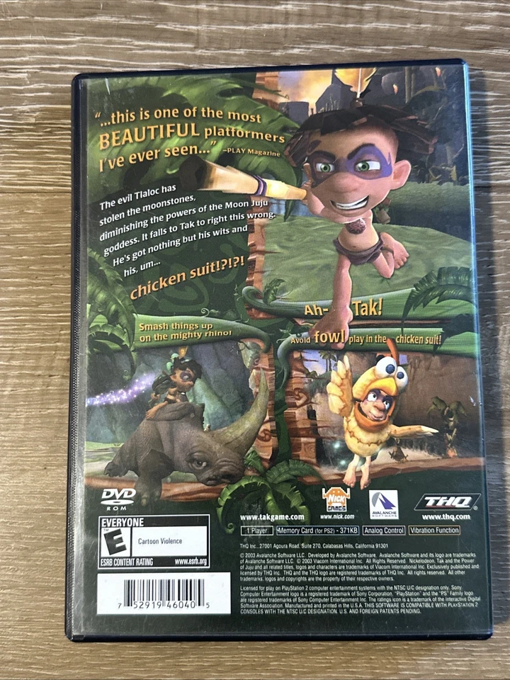 Tak and the Power of Juju PlayStation 2 PS2 2003 - CIB - Image 3 of 4