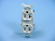 Pass & Seymour CR20-GY Gray 20A Receptacle Outlet Duplex 125V 5-20R Commercial