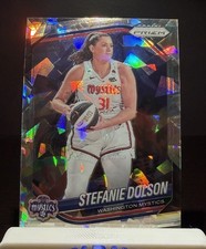 2025 Panini Prizm WNBA Stefanie Dolson Ice Prizm #112 - Washington Mystics